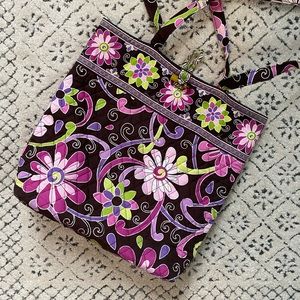 Vera Bradley Purple Punch Floral Shoulder Bag